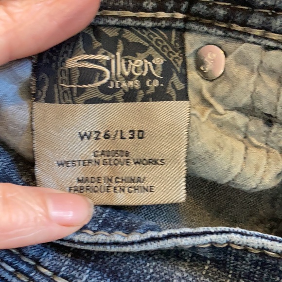 Silver jeans Suki surplus size 26 /L 30 - Picture 8 of 10
